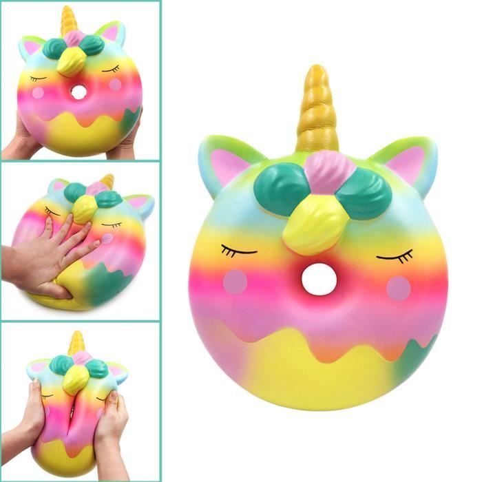 Jumbo Rainbow Donut Anti Stress Parfume Super Lent Rising Enfants Squeeze Toy Cjl Hand Spinner Fidget Cube Jouet Anti Stress Cdiscount Jeux Jouets