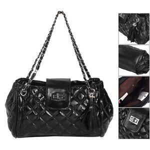 HUA ANGEL Sac Bandoulière Vintage Femme En Similicuir - Sac Crossbody Rétro Élégant Avec Bandoulière Réglable Et Multipoches Sac Fourre-Tout Pour