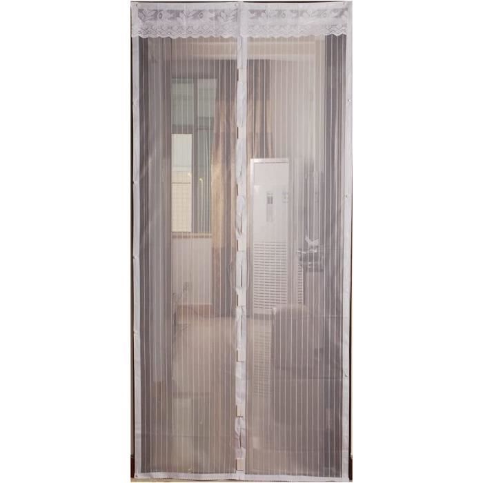 Rideau Porte moustiquaire magntique 85 x 210 cm le rideau magntique