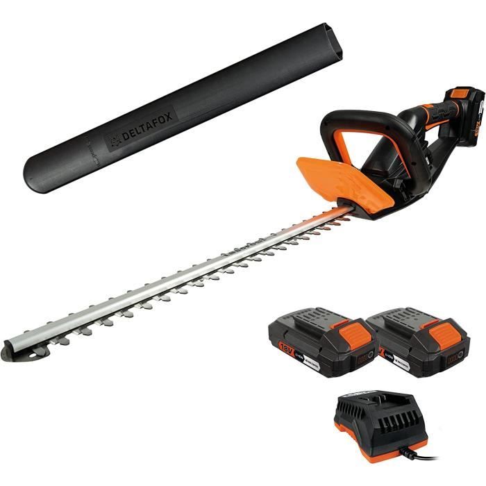 WODHMIEY Taille-haie électrique sans fil, compatible avec batterie Makita, design 2 en 1 avec