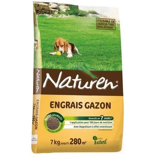 Engrais Gazon PLANTEMUS NPK 12-11-18 - 10kg Pour 350m² - Automne/Hiver - Granulés Ultrasolubles