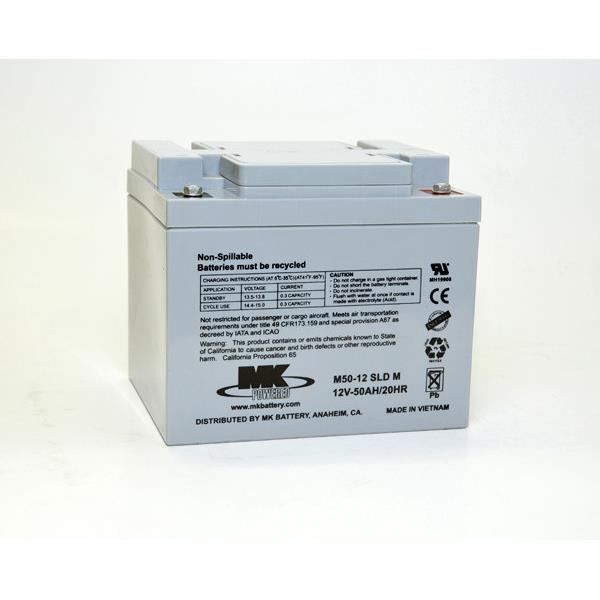 Batterie plomb AGM M50-12 SLDM 12V 50Ah