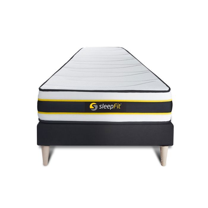 Ensemble sommier + matelas FLEXY ressorts ensachés et mémoire de forme 90x190 Ensemble sommier + matelas FLEXY ressorts ensachés et mémoire de forme 90x190