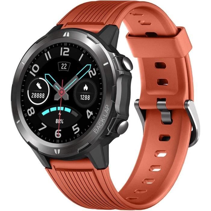Montre Connectée Homme DT WATCH 10 – GPS, 32 Go Musique, étanche, écran 1.8 Pouces, 4 Go RAM – Noire