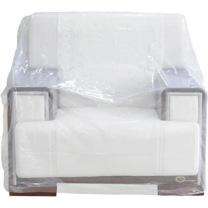 Housses De Meubles En Plastique Transparent - Rouleau De 175 Sacs LDPE 28x17x94 Pouces - Pour Déménagement Et Stockage