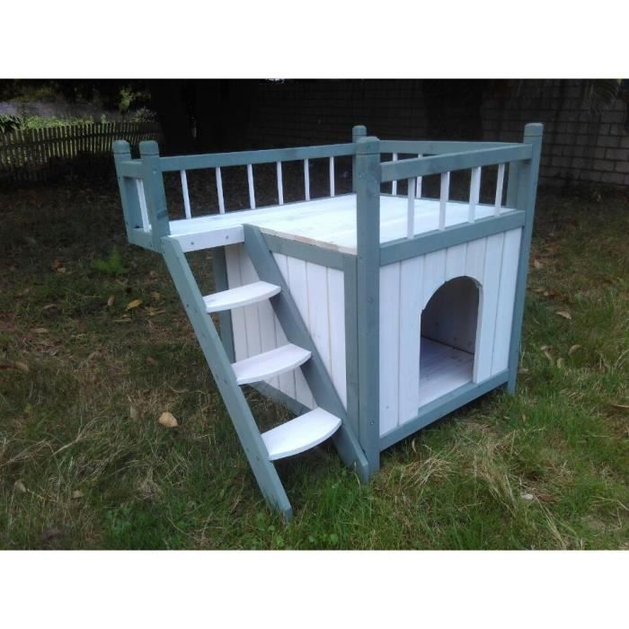 Niche A Chien Iroquois Avec Balcon Achat Vente Niche Niche A Chien Iroquois Avec B Cdiscount