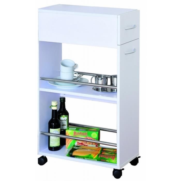 Meuble De Rangement Sur Roulettes Pour Cuisine