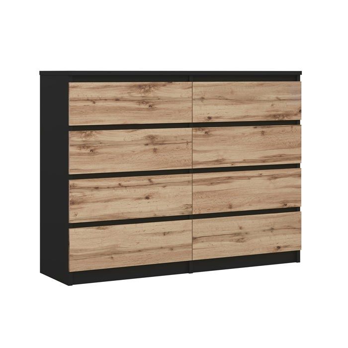 Acan Tradineur Commode à 4 Tiroirs Blanc - Meuble De Rangement Pratique 78 X 28,5 X 39 Cm Pour Bureau Et Maison Rangement Blanc 78cm