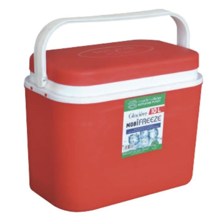 Glacière rigide de camping 10L (rouge) - Camping, Pique-nique, randonnée  - Cdiscount Maison