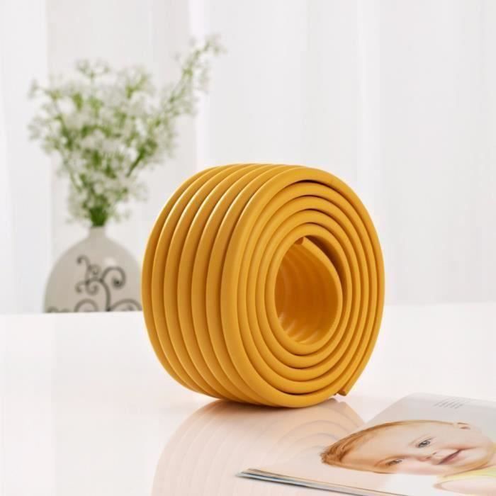Color : Beige Enfants Table Garde Protecteur Bande B/éb/é S/écurit/é Meubles Bord De Coin Crash Mousse Pare-Chocs Bar Collision 2 M