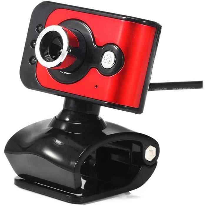 Prettygood7 cam HD Camera, vidéo Compatible avec Windows 10/8/7/XP et Mac OS X 20 MP USB 2.0