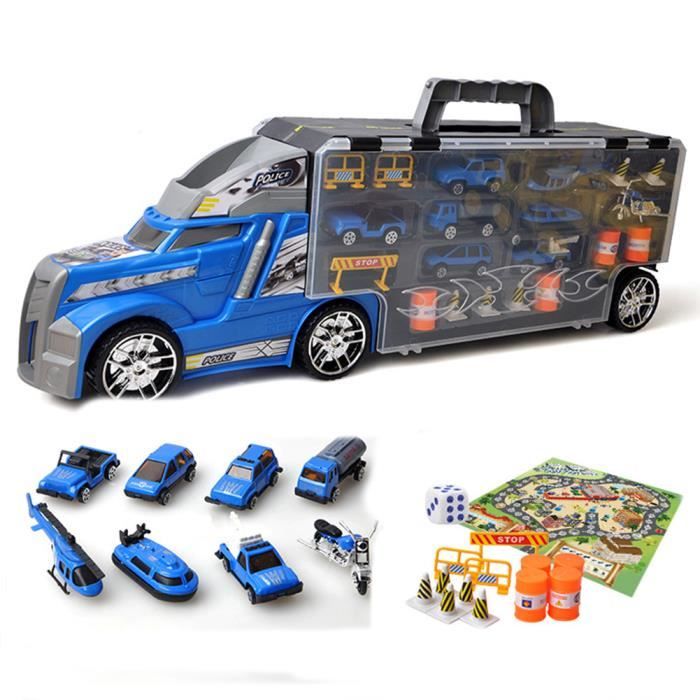 Caravan® Voiture Enfant Camion Transporteur Véhicule Petite Voiture avec  Mini Voiture Jeu Educatif Camion Enfant - Cdiscount Jeux - Jouets