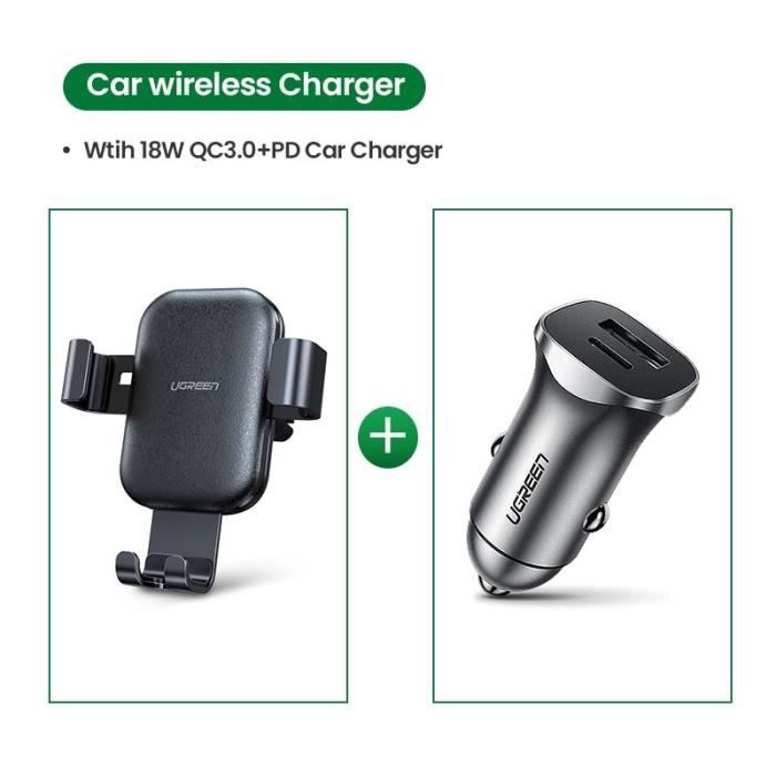 Chargeur iPhone 11 Pro XS X 8 Fasr charge sans fil pour Samsung S9 S10