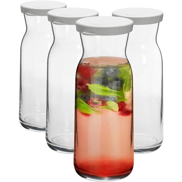 MOLUCKFU Lot de couvercles de bocaux en plastique étanches réutilisables MOLUCKFU Lot de couvercles de bocaux en plastique étanches réutilisables