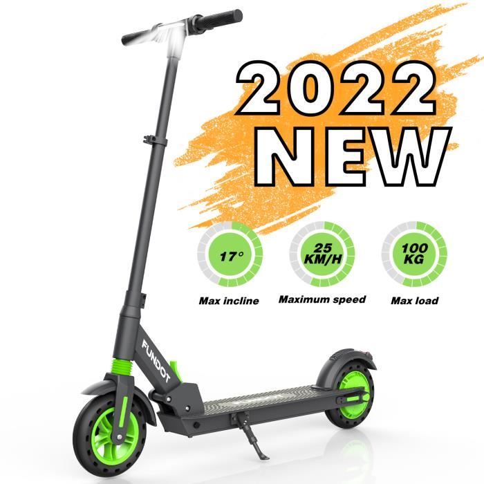 Acer Trottinette Électrique Adulte, Jusqu'à 25 Km/h, 250W-500W, Pneus Solides 8.5'', Batterie 7,5AH, Autonomie 20-30KM, Charge Max 100 Kg, Double Frein, Électrique Trottinette Pliable (Black&Green