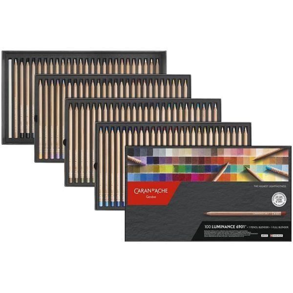 Caran D'Assche Boîte De 96 Pastels à L'Huile - Assortiment Couleurs Professionnel