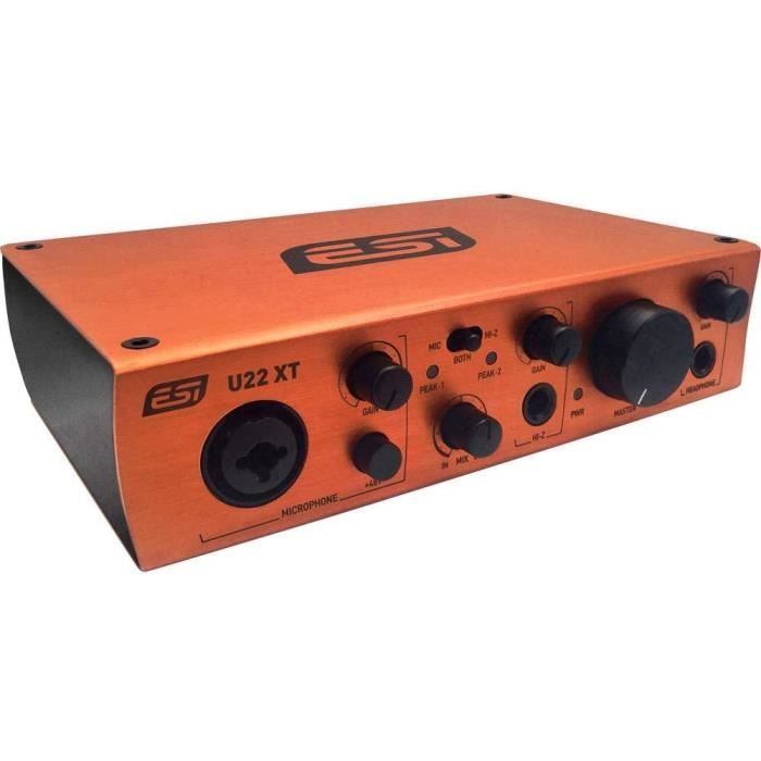 Interfaces MIDI pour home studio ESI U22 XT USB Audio Interface 16165