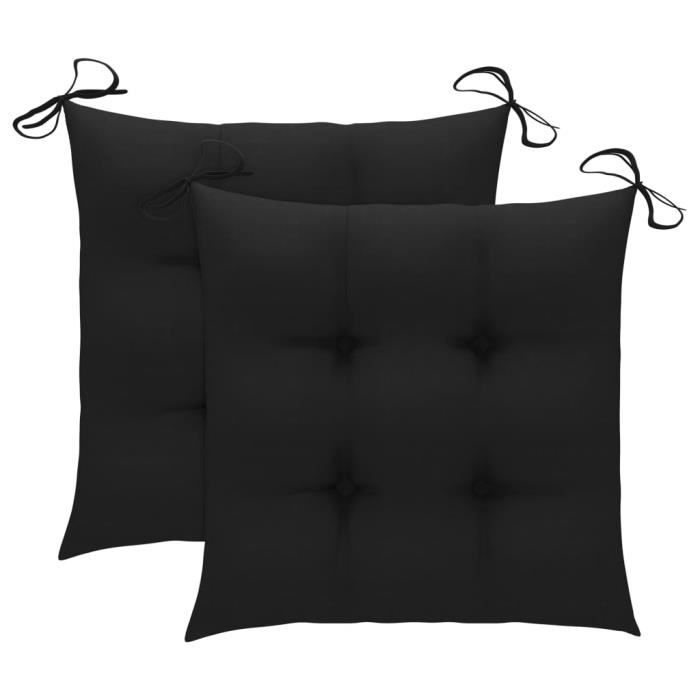 ELFJOY Lot de 2 coussins de chaise à bascule pour chaise à bascule en bois - Coussin de dossier et de siège touffetés de qualité supérieure (marron