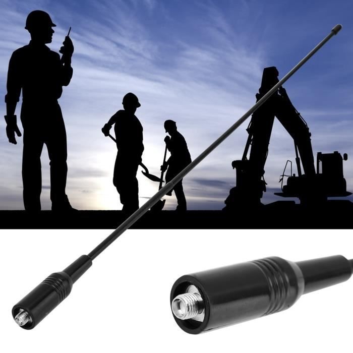 Antenne SMA Pliable 108cm Pour Radio Baofeng (UV-5R, UV-82) - Amélioration Signal, Gain 5.0dBi