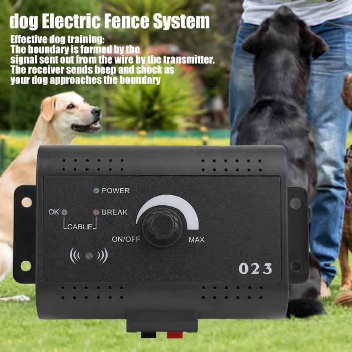 Pack Clôture Électrique 2 Chien Imperméable Système de Clôture — free download