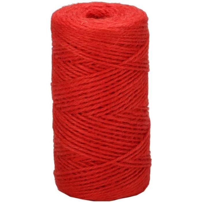 Ficelle Jute 2mm Corde Jute Naturelle 50m - 2mm D'épaisseur - Pour