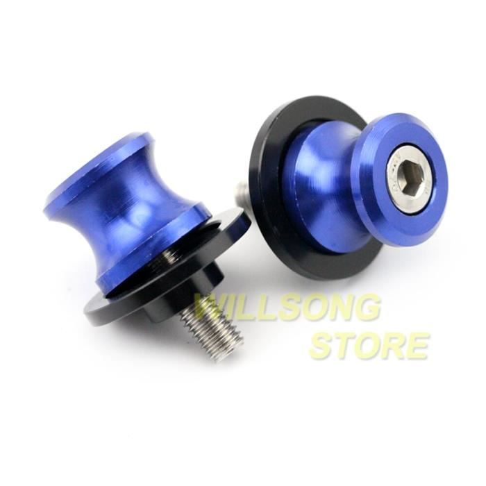 Bobines Bras Oscillant Moto KIMISS - Lot 8mm - Compatible Versys 650 SV650 2016 - Aluminium CNC