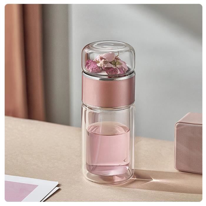 Gourde En Verre 1500 Ml Avec Infuseur à Thé - Étanche Et Résistante - Idéale Sport, Bureau, Voyage - 8