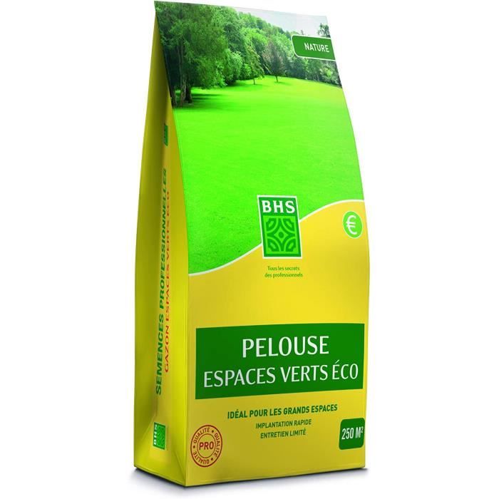 BHS GEVE10 | 10kg | 400 m² | Gazon Pelouse Espaces Verts Eco | Adaptée ...