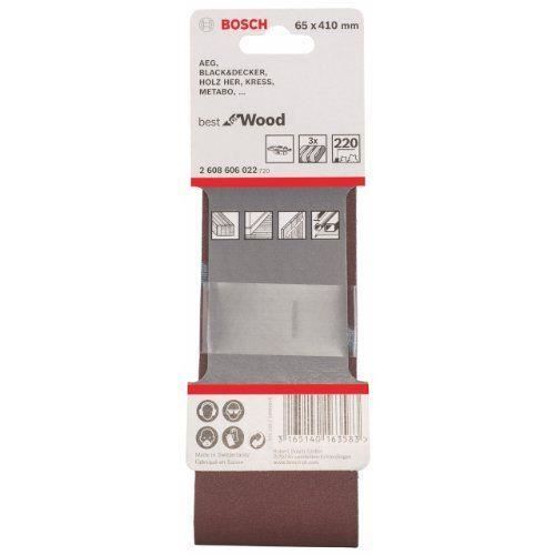 BOSCH Bandes abrasives Best for Wood 65x410mm Gr 220 - vue 3