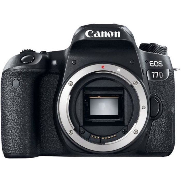 CANON EOS 77 D Boitier nu 242 MP - Ecran tactile et orientable - Noir CANON EOS 77 D Boitier nu 242 MP - Ecran tactile et orientable - Noir