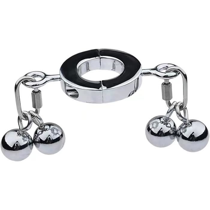 Ballstretcher En Acier Inoxydable Lourd 6cm - Sextoy Pour Testicules - Neuf