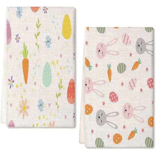 Lot De 2 Torchons De Cuisine Toile 50x70 Cm Coton BING Bleu | Leroy Merlin