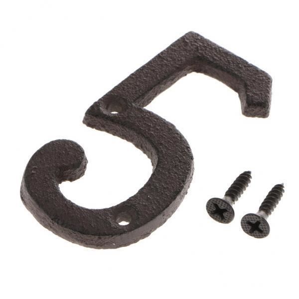 Numéros Et Lettres De Maison En Fer Forgé