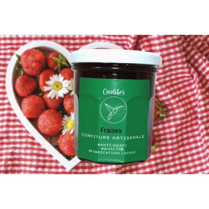 Confiture Fraise Artisanal Local Sans Additif Sans Morceaux Cdiscount