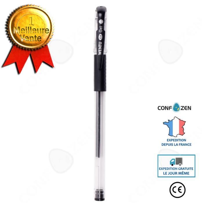 CONFO® Stylo gel 0.5mm bullet point Papeterie bureau Stylo signe ...