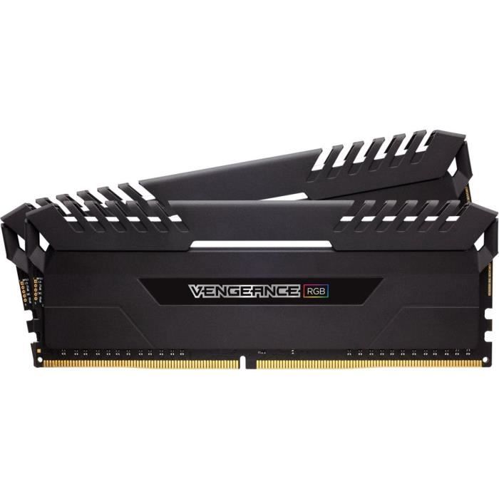 Memoire PC CORSAIR Mémoire PC DDR4 - Vengeance - 16 Go (2 x 8 Go) - 3000MHz - CAS 16 (CMR16GX4M2D3000C16) pas cher Memoire PC CORSAIR Mémoire PC DDR4 - Vengeance - 16 Go (2 x 8 Go) - 3000MHz - CAS 16 (CMR16GX4M2D3000C16) pas cher