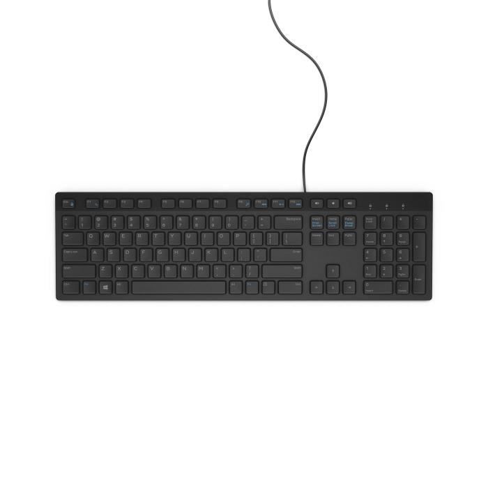 Clavier Multimédia DELL KB216 – Filaire, USB, QWERTY, Noir - vue 2