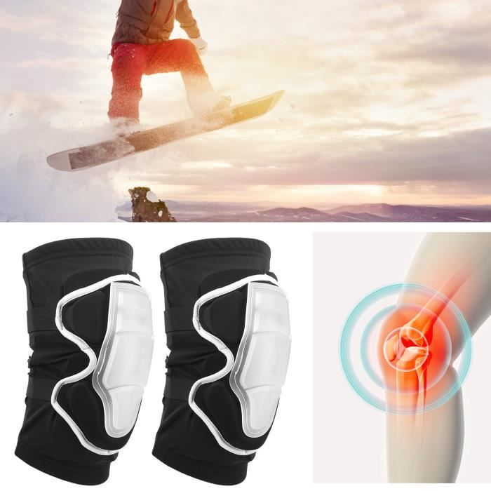 PROPRO Support genou élastique Brace Sleeve Ski Cyclisme Sports plein air  Protection genouillère (M )