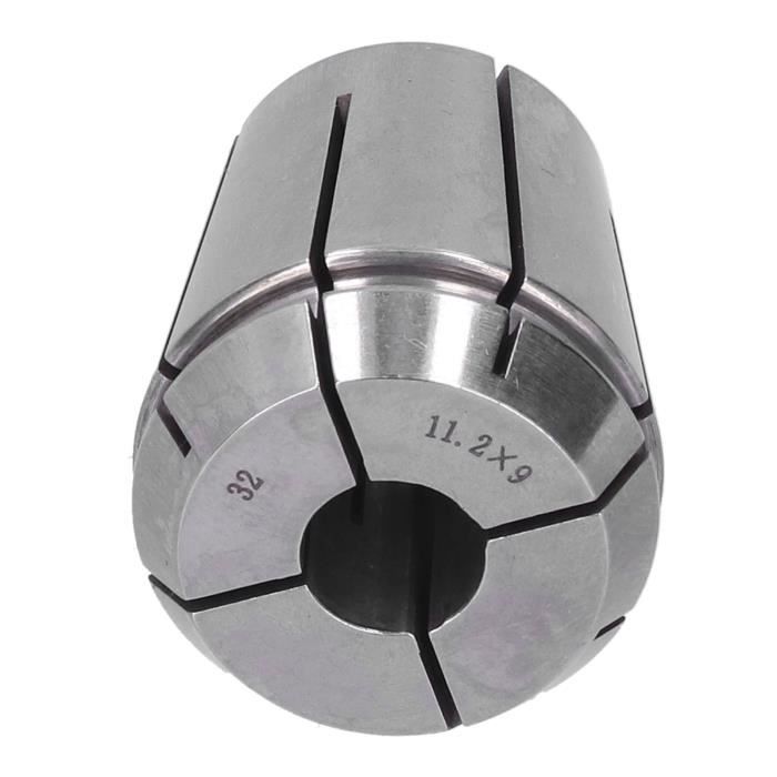 9 Adaptateurs Mandrin Collet Pour Router - Conversion Diamètre 6mm à 12.7mm - Acier Carbone Pour Gravure Bois