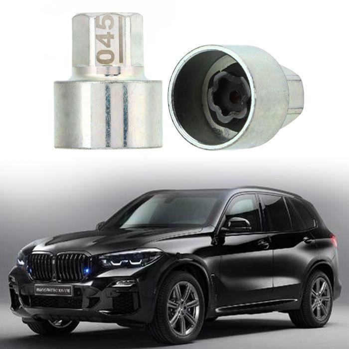 Écrou Antivol Roue QUARKZMAN Pour BMW X1, X3, X5, Série 2/7/Z4 - Type 049, 1 Ensemble