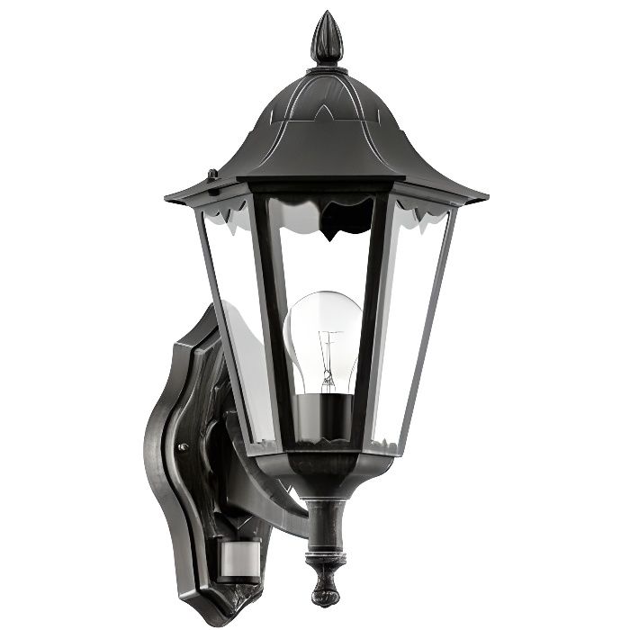 Smartwares ES94 Applique Montante Noir avec D/étecteur de Mouvement