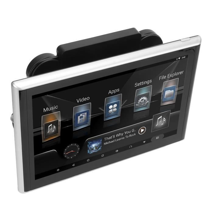 Lecteur D'Appui-Tête Voiture - Écran Tactile IPS 8 Pouces - Lecteur MP5 Avec FM Et Lien Miroir