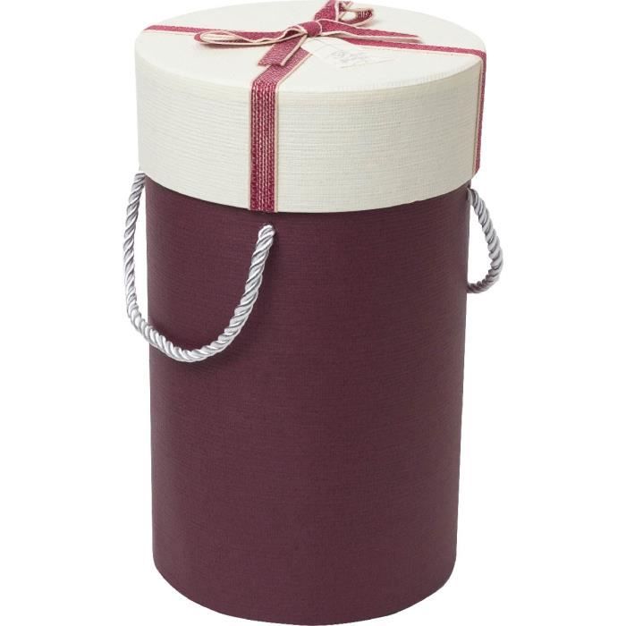 Boite Noire Textur/ée Avec Couvercle Noir 33,5 x 25 x 11,5 cm Emartbuy Boite Cadeau