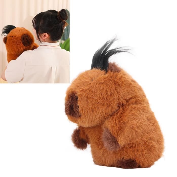 Cuscino Lungo Peluche Capybara 70 Cm - Morbido E Abbracciabile - Giocattolo Per Bambini E Decorazione Casa