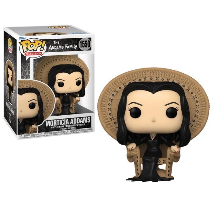 Figurine Pop! - FUNKO - Morticia Addams - Chaise en osier - Intérieur - Vinyle