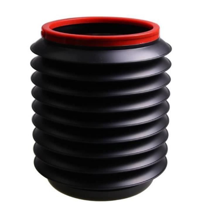 GOBRO Auto Poubelle de seau de stockage pliable de voiture 4L avec couvercle