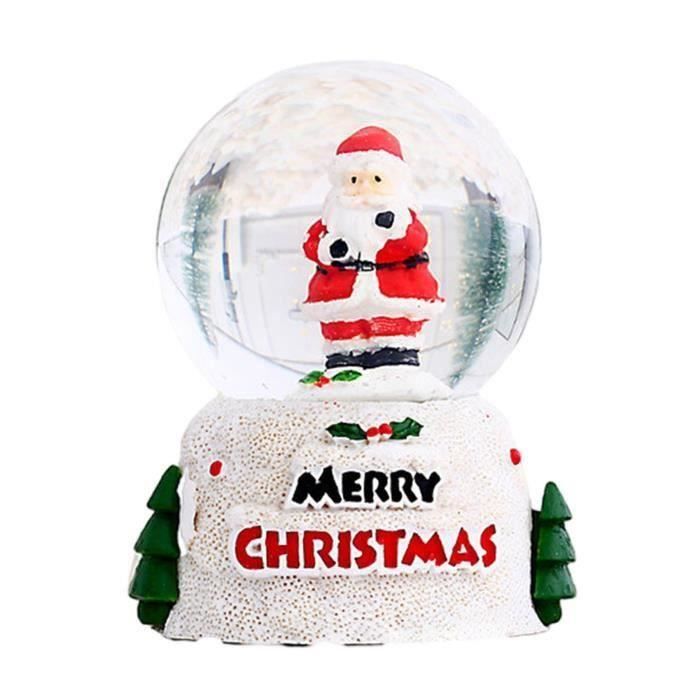 FUNNINGBoule à Neige de Noël Boule de Cristal Scintillante pour Les