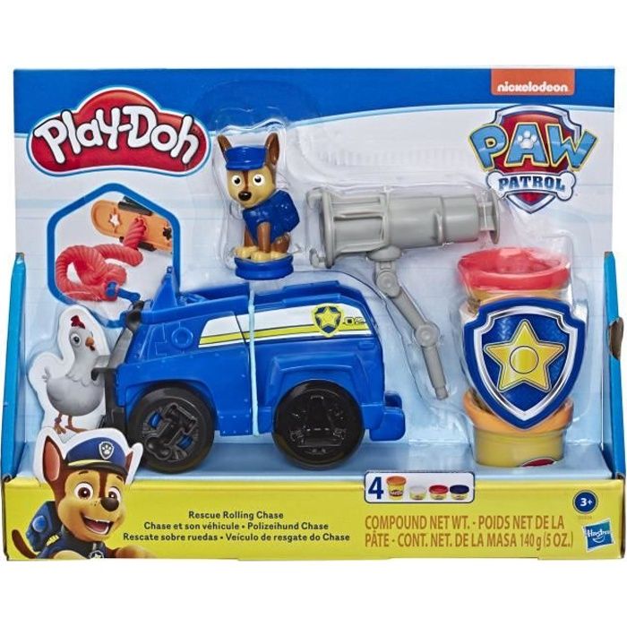 Play Doh Pate A Modeler Paw Patrol Pat Patrouille Chase Cdiscount Jeux Jouets