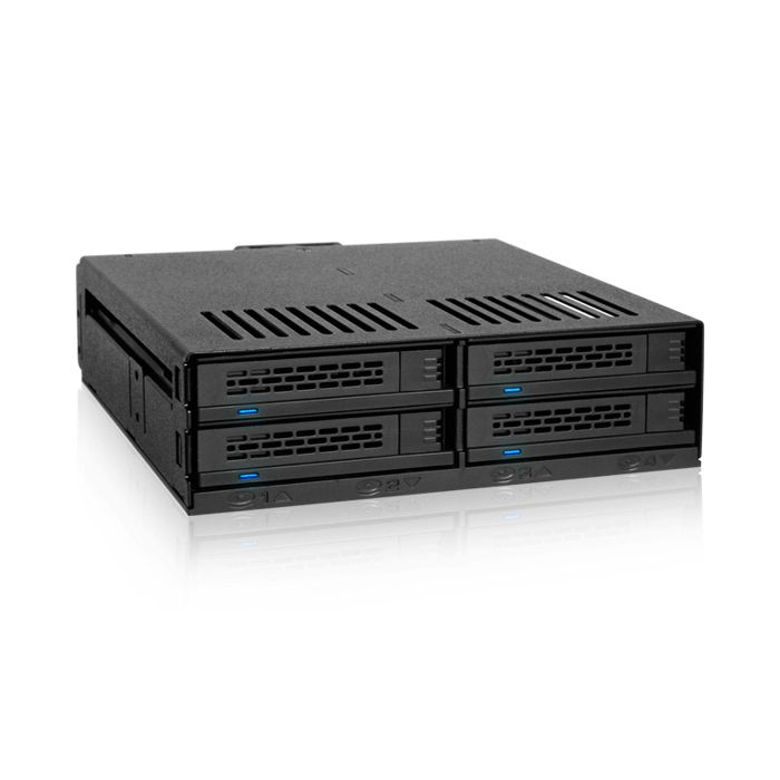 Boîtier de montage - ICY DOCK - ExpressCage MB324SP-B - 4 disques 2.5 SAS/SATA - Ventilateur - Noir