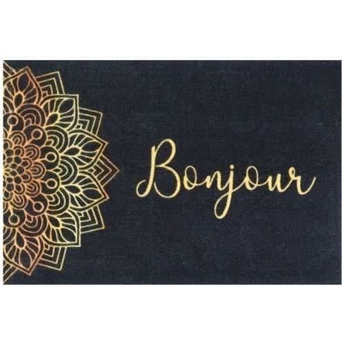 IDMAT Tapis boston - 50 x 80 cm - Mandala bonjour
